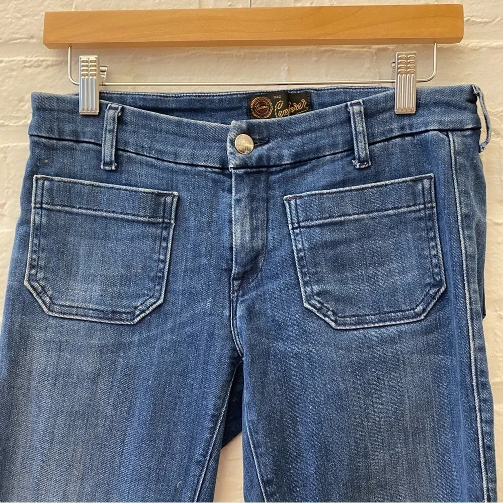 Seafarer || Lord Jim Cropped Jeans Cutout Detail in Blue 27_3
